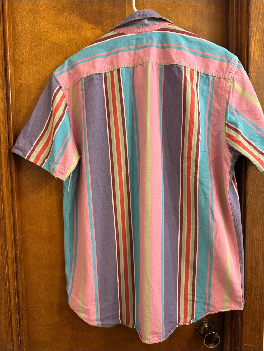 Polo by Ralph Lauren Men’s Multicolor Striped Short-Sleeve Shirt